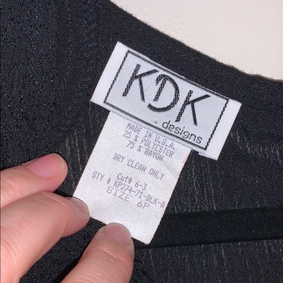 Vintage KDK Design Dress - Picture 3 of 6